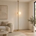 Concept render of orb tension floor lamp